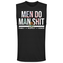 Load image into Gallery viewer, MEXICAN AMERICAN MEN DO MAN SHIT Men&#39;s Muscle Tee
