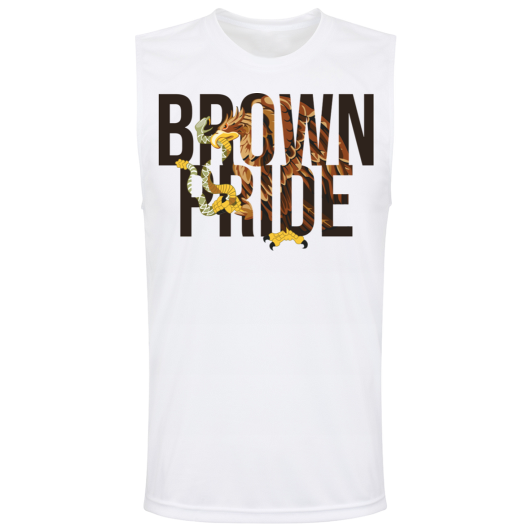 BROWN PRIDE Men's Zone Muscle Tee