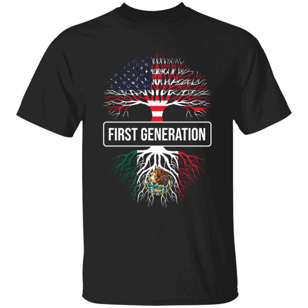 FIRST GEN MEXICAN AMERICAN Youth 5.3 oz  Cotton T-Shirt