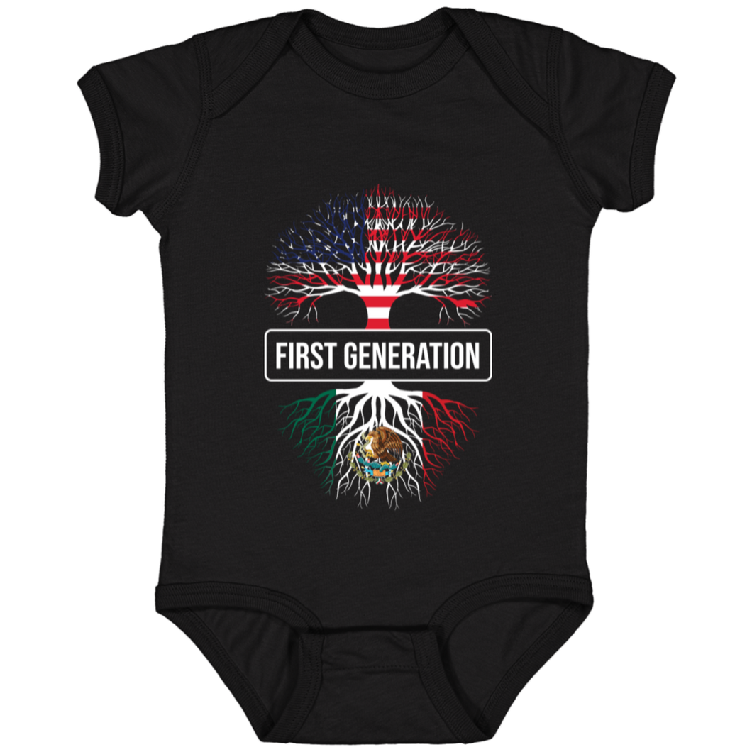 FIRST GEN MEXICAN AMERICAN Infant Fine Jersey Bodysuit