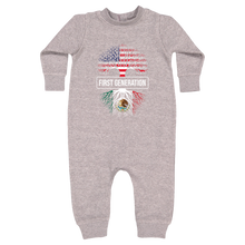 Load image into Gallery viewer, FIRST GEN MEXICAN AMERICAN Rabbit Skins Infant Fleece One-Piece Bodysuit
