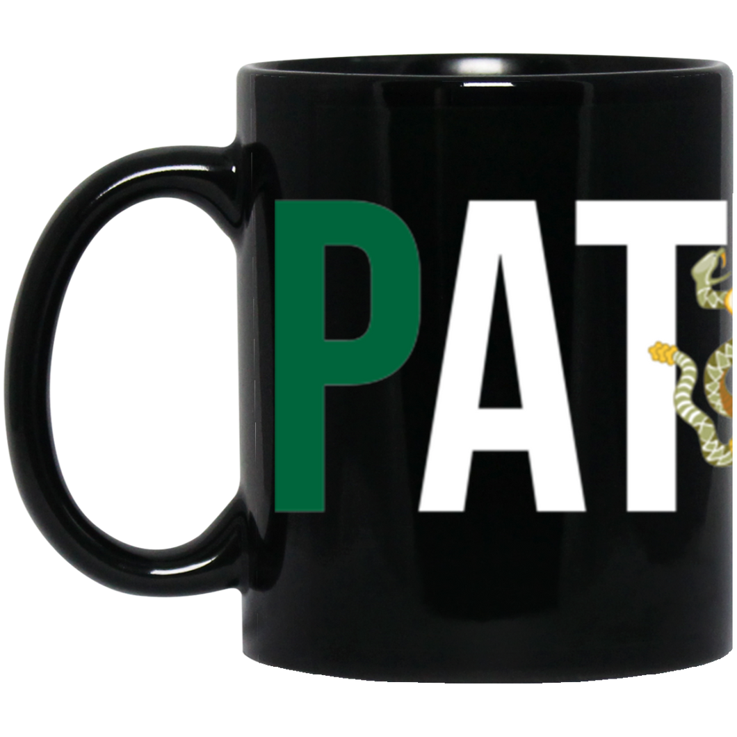 PATRONA Black Mug