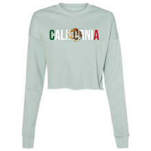 Load image into Gallery viewer, CALIFORNIA MEXICAN Women&#39;s Cropped Fleece Crew
