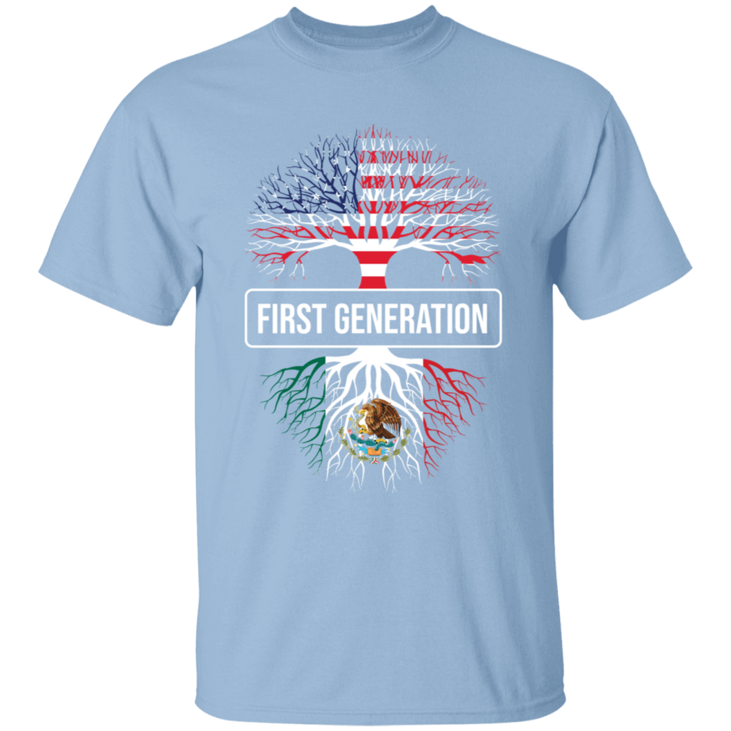 FIRST GEN MEXICAN AMERICAN Youth 5.3 oz  Cotton T-Shirt