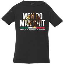 Load image into Gallery viewer, MEN DO MAN SHIT Infant Jersey T-Shirt
