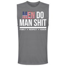 Load image into Gallery viewer, AMERICAN MEN DO MAND SHIT Men&#39;s Muscle Tee
