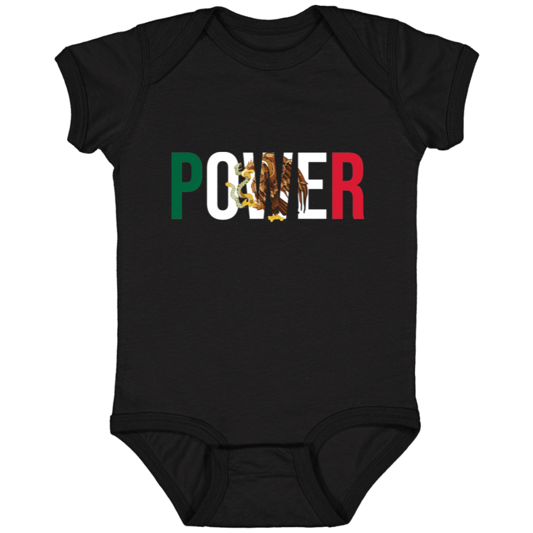 MEXICAN POWER Infant Fine Jersey Bodysuit