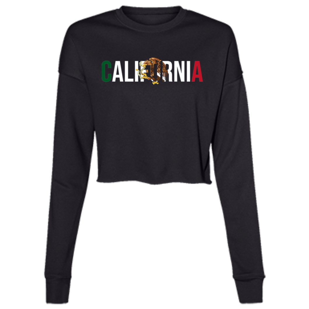 CALIFORNIA MEXICAN Women's Cropped Fleece Crew