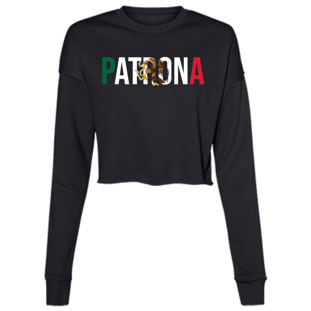 PATRONA Women's Cropped Fleece Crew