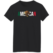 Load image into Gallery viewer, MEXICAN AMERICAN Women&#39;s  5.3 oz. T-Shirt
