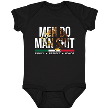 Load image into Gallery viewer, MEN DO MAN SHIT Infant Fine Jersey Bodysuit
