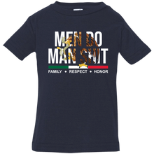 Load image into Gallery viewer, MEN DO MAN SHIT Infant Jersey T-Shirt
