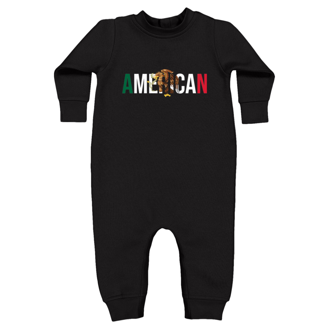 MEXICAN AMERICAN Rabbit Skins Infant Fleece One-Piece Bodysuit