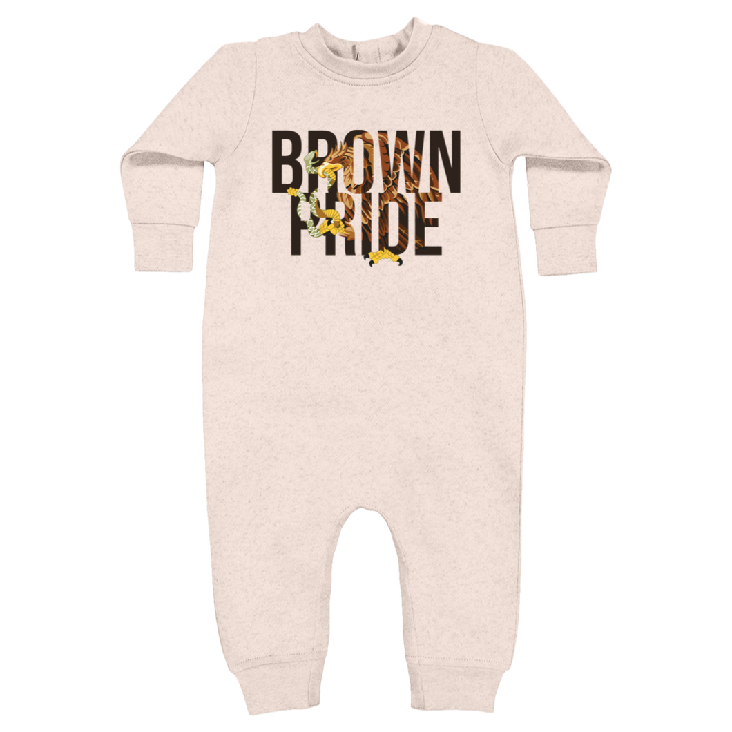 BROWN PRIDE Rabbit Skins Infant Fleece One-Piece Bodysuit